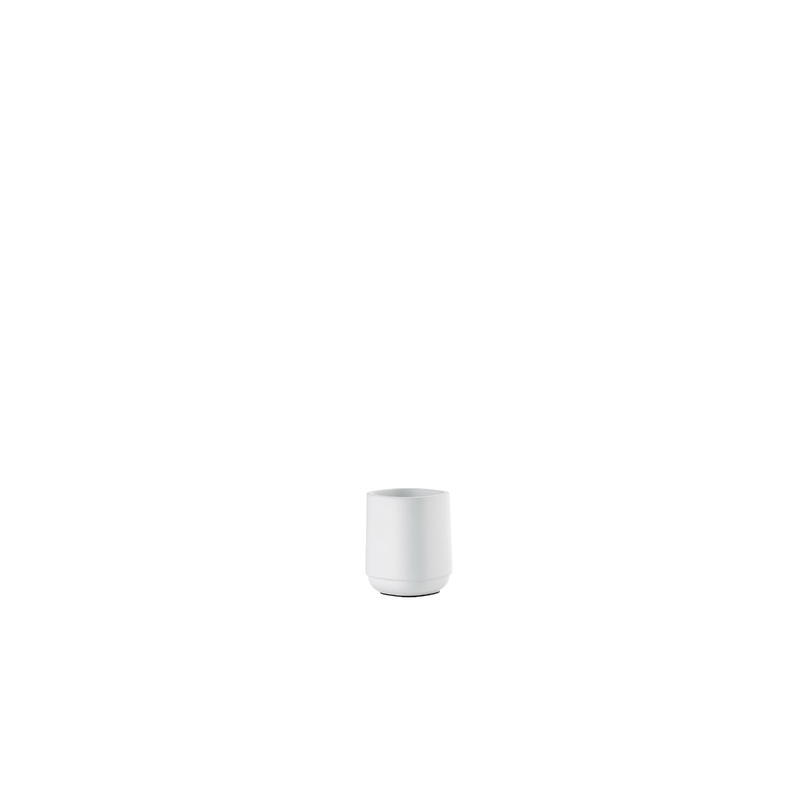 Toothbrush Mug Time White