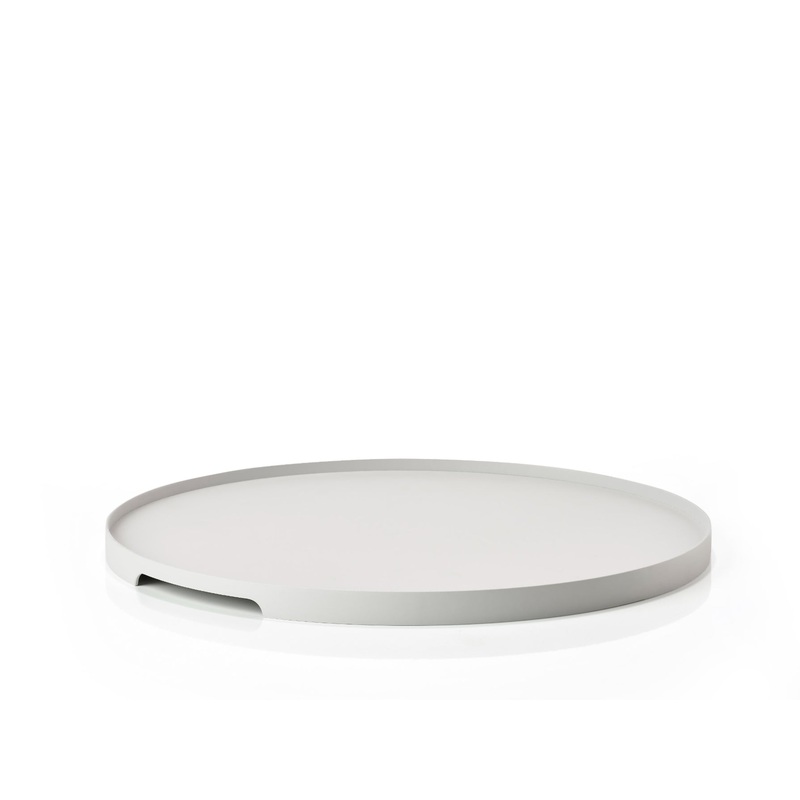 Tray round Singles 35 cm Warm Grey