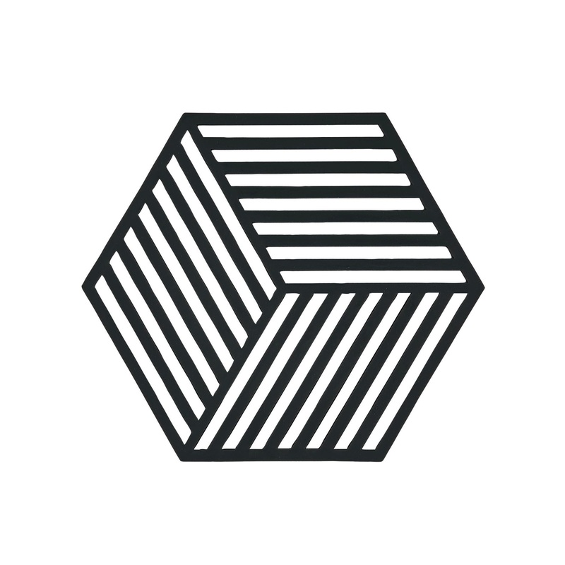 Trivet Hexagon Black