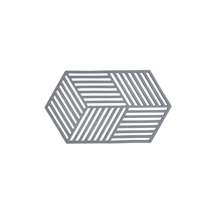 Trivet Hexagon Cool Grey L24