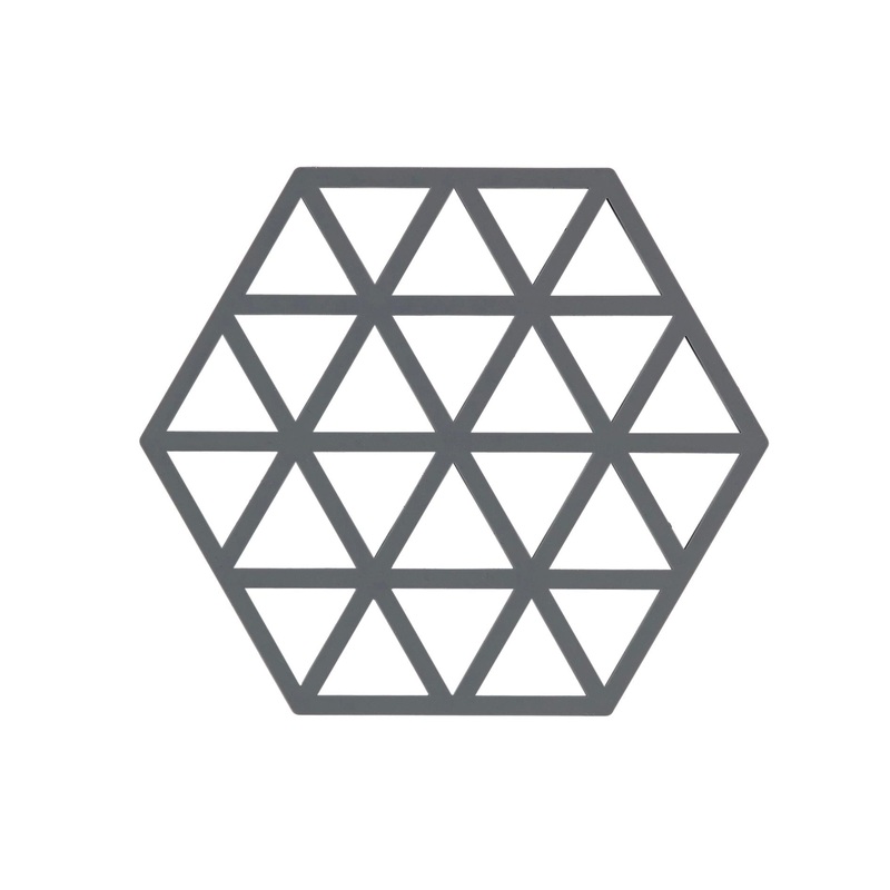 Trivet Triangles Cool Grey