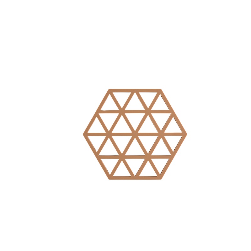 Trivet Triangles Light Terracotta