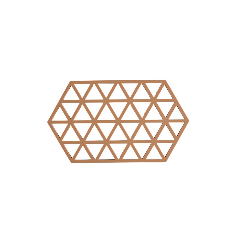 Trivet Triangles Light Terracotta L24