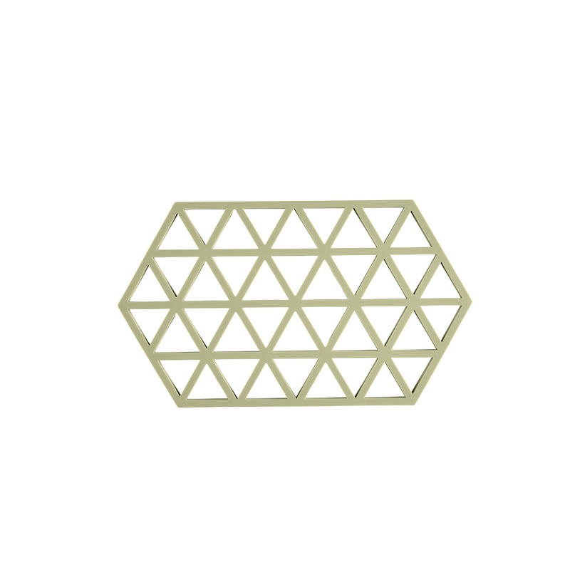 Trivet Triangles Matcha Green L24