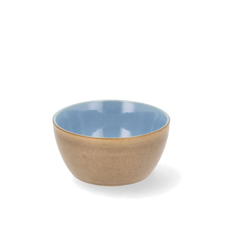 Bowl Wood 12 cm Wood/Ocean Stoneware