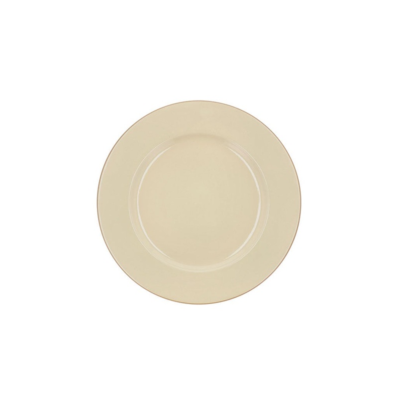 Dinner plate Wood 27 cm Wood/Sand Stoneware