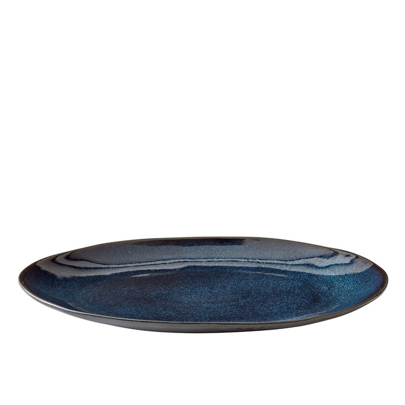 Grill Plate 30cm Black/Dark Blue BITZ