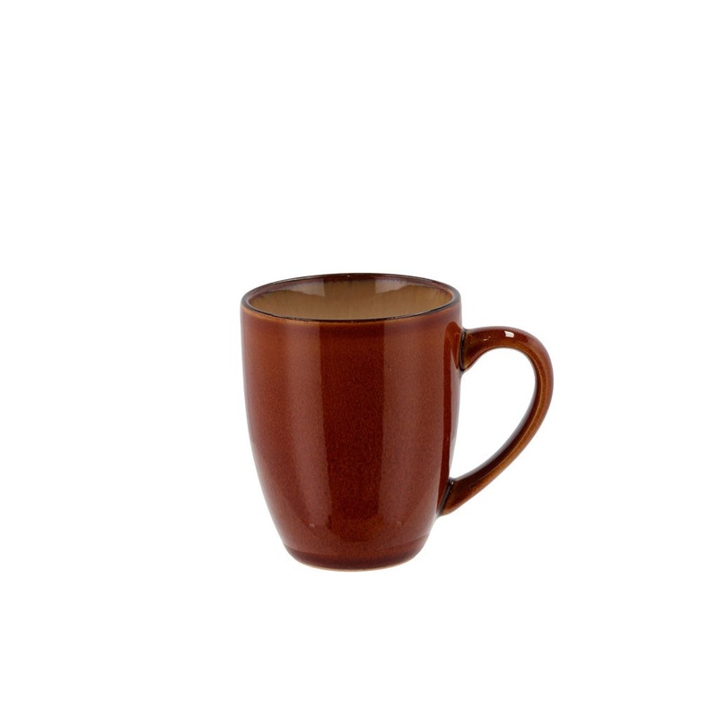 Mug 30cl Amber/Cream BITZ