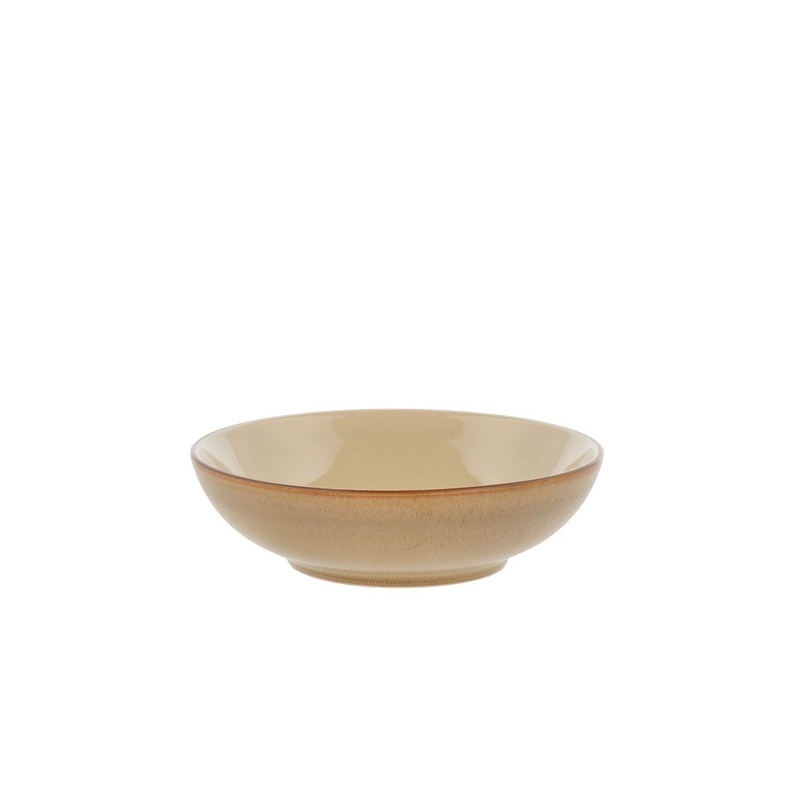Pasta bowl Wood 20 cm Wood/Sand Stoneware
