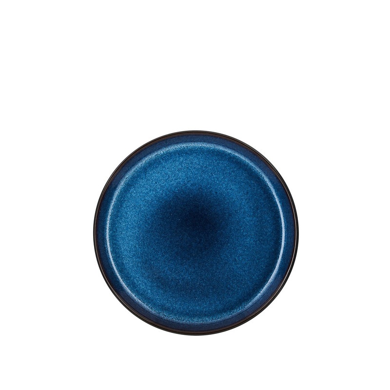 Plate Gastro 21cm Black/darkblue BITZ