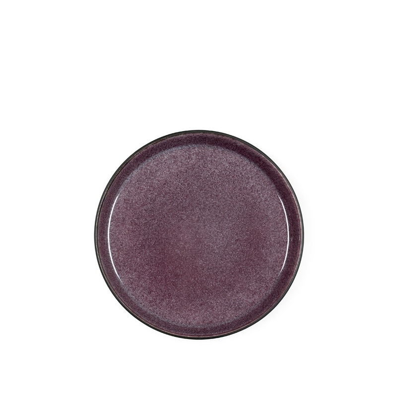 Plate Gastro 21cm Black/Lilac BITZ