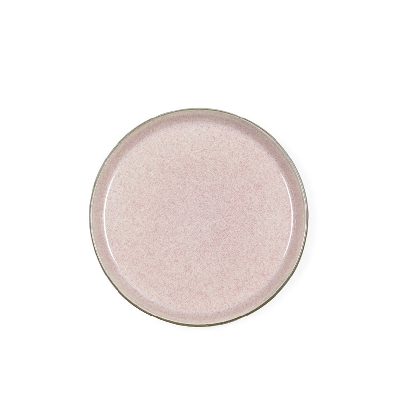 Plate Gastro 21cm Grey/Light pink BITZ