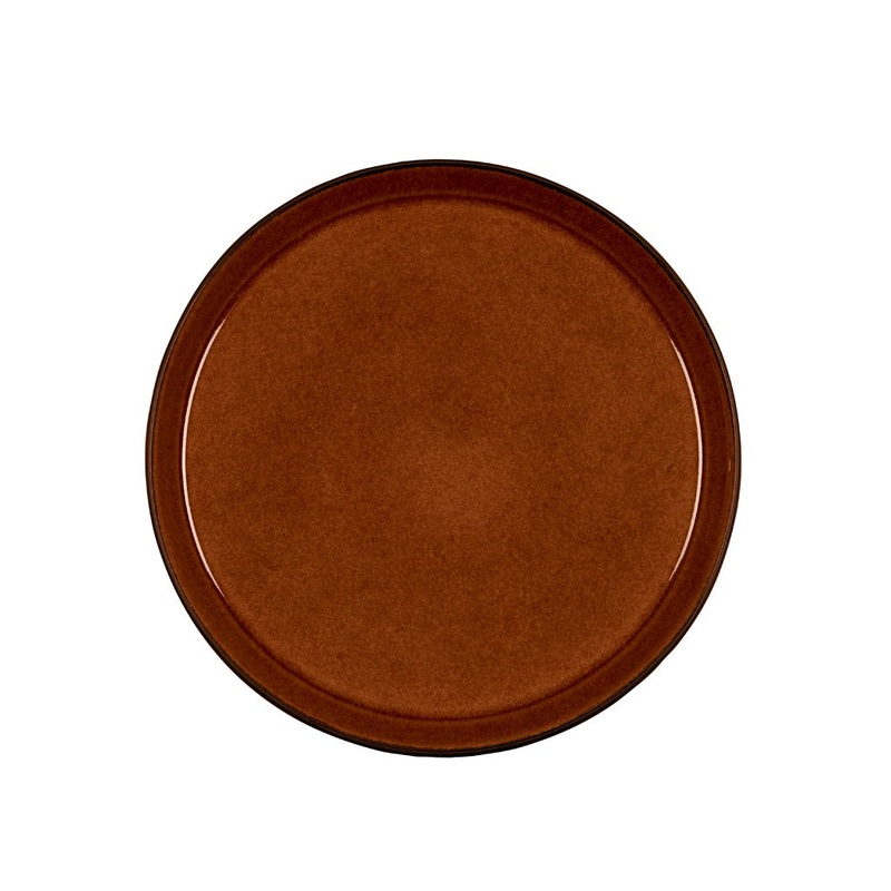 Plate Gastro 27cm Black/Amber BITZ