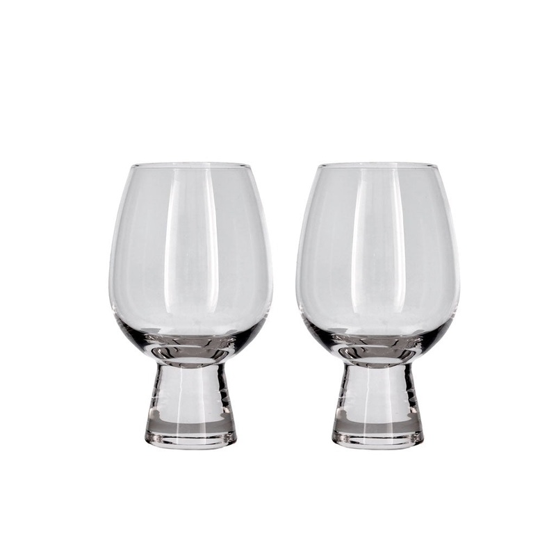 Red wine Glass Statue 45cl 2 pcs Clear