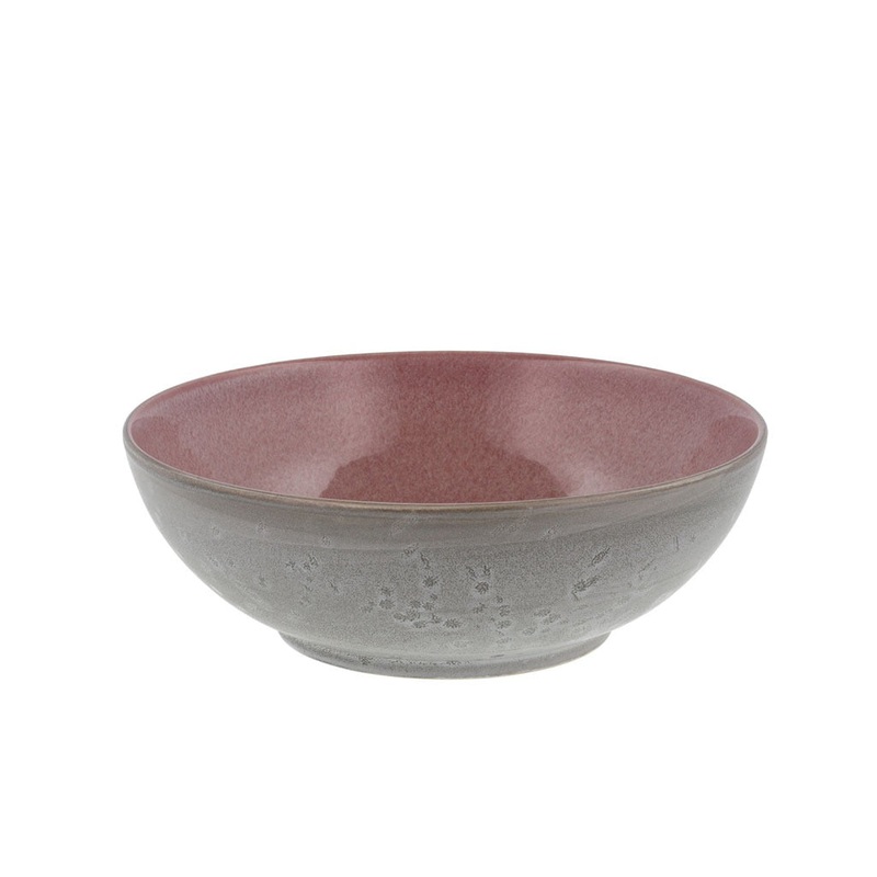 Salad bowl 30cm Grey/Light pink BITZ