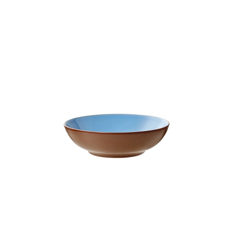 Salad bowl Wood 24 cm Wood/Ocean Stoneware