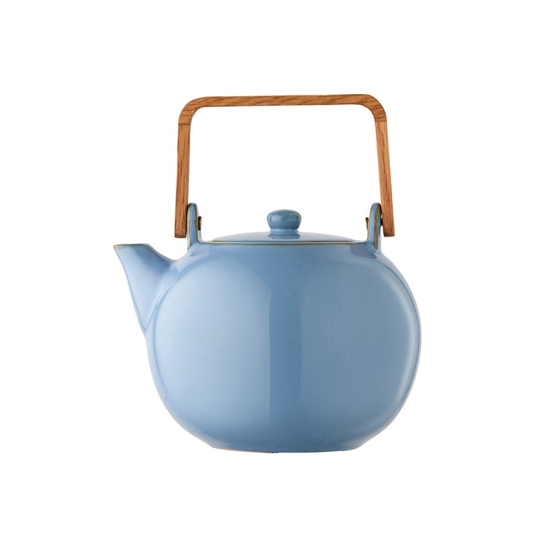 Tea pot w. tea strainer 1 2 Litre Shiny Ocean