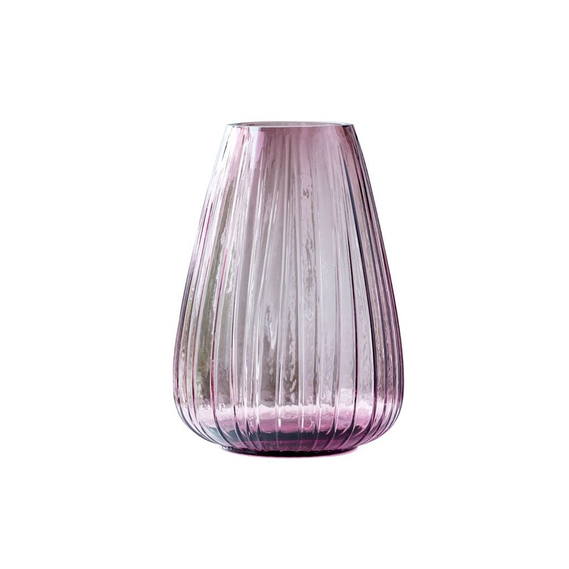 Vase Kusintha 22 cm Pink Glass