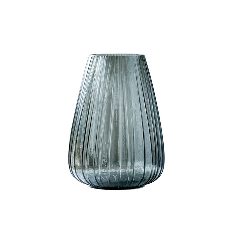 Vase Kusintha 22 cm Smoke Glass