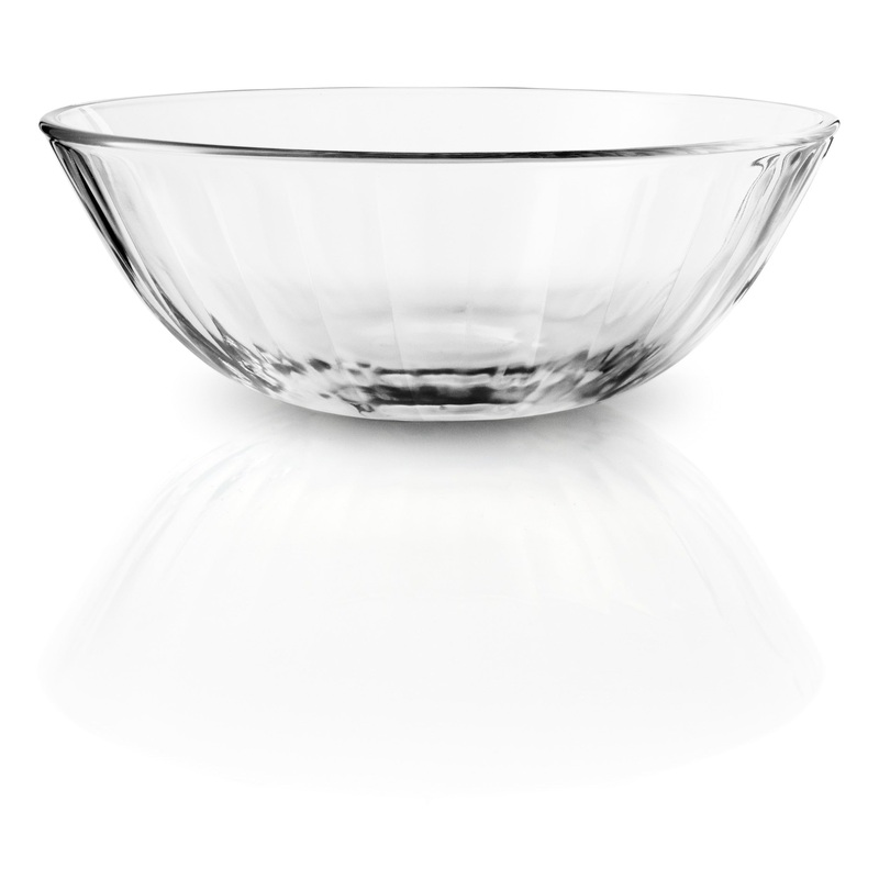 4 Facet glass bowls 50 cl