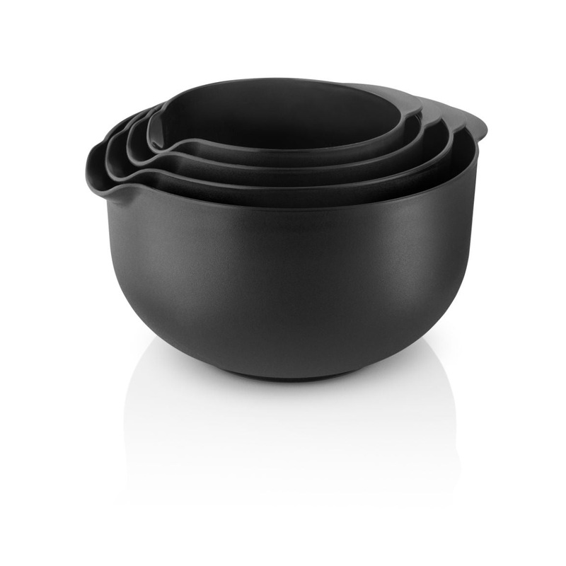 Eva mixing bowl set 4 pcs. black