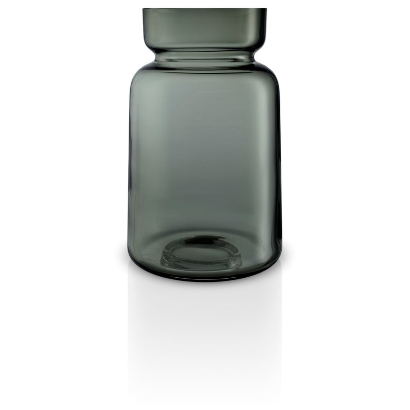 Vases glass H 222 mm smoke