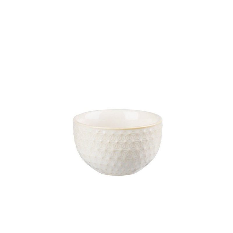 Bowl Elstra 9 x 5.7 cm Stoneware Offwhite ass.
