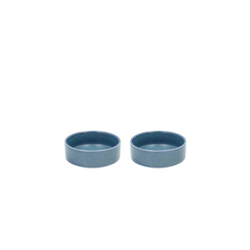 Bowl Fjord 0.125 liter 2 pcs Blue Porcelain