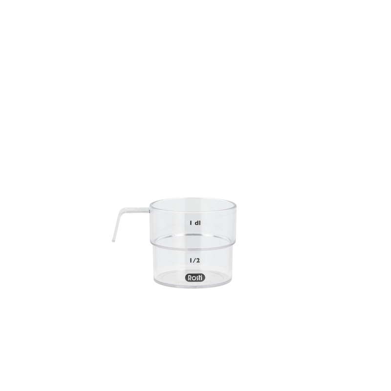 Deciliter measuring cup Mensura 100 ml Clear SAN