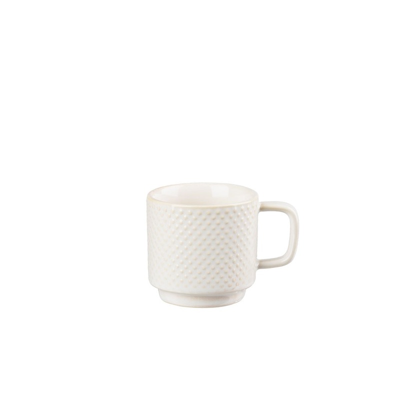 Espresso cup Elstra 0.12 liter Stoneware Offwhite ass.