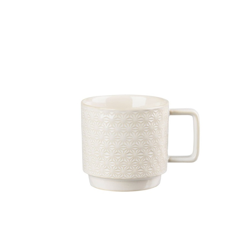 Mug Elstra 0.3 liter Stoneware Offwhite ass.
