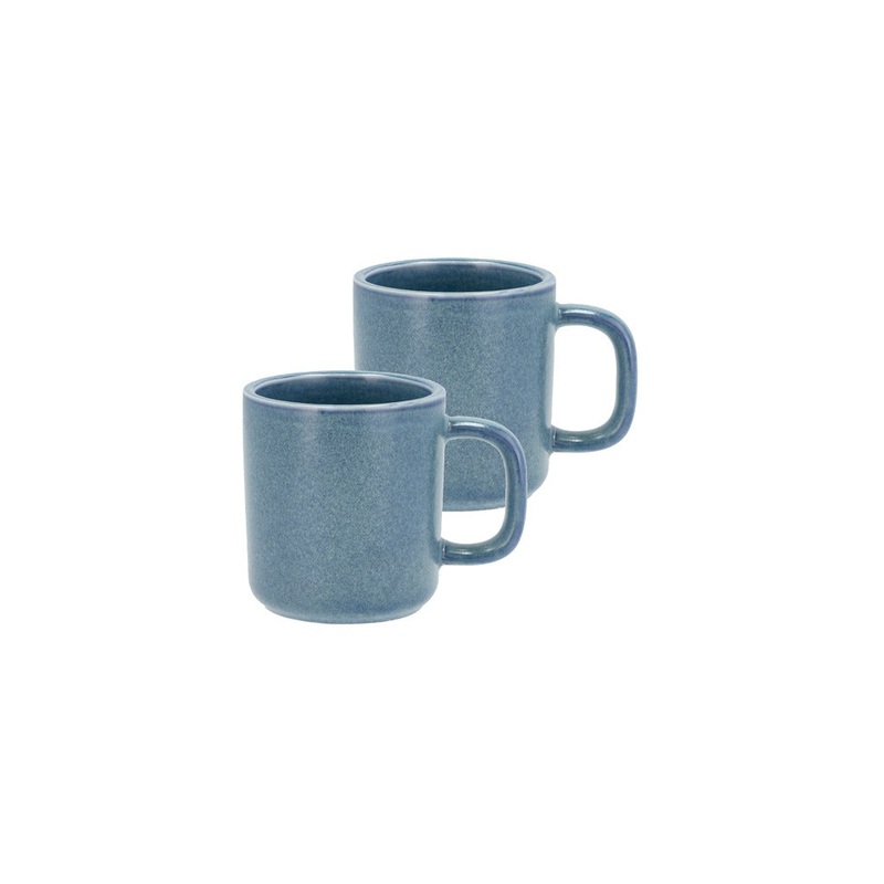 Mug Fjord 0.25 liter 2 pcs Blue Porcelain