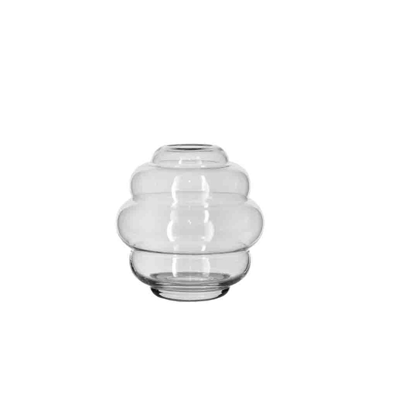 Vase Bubble 20 x 20,5 cm Clear Glass