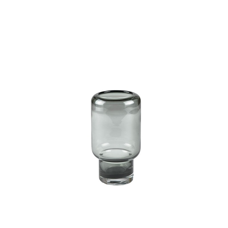 Vase Hoej 11.5x21 Grey Glass