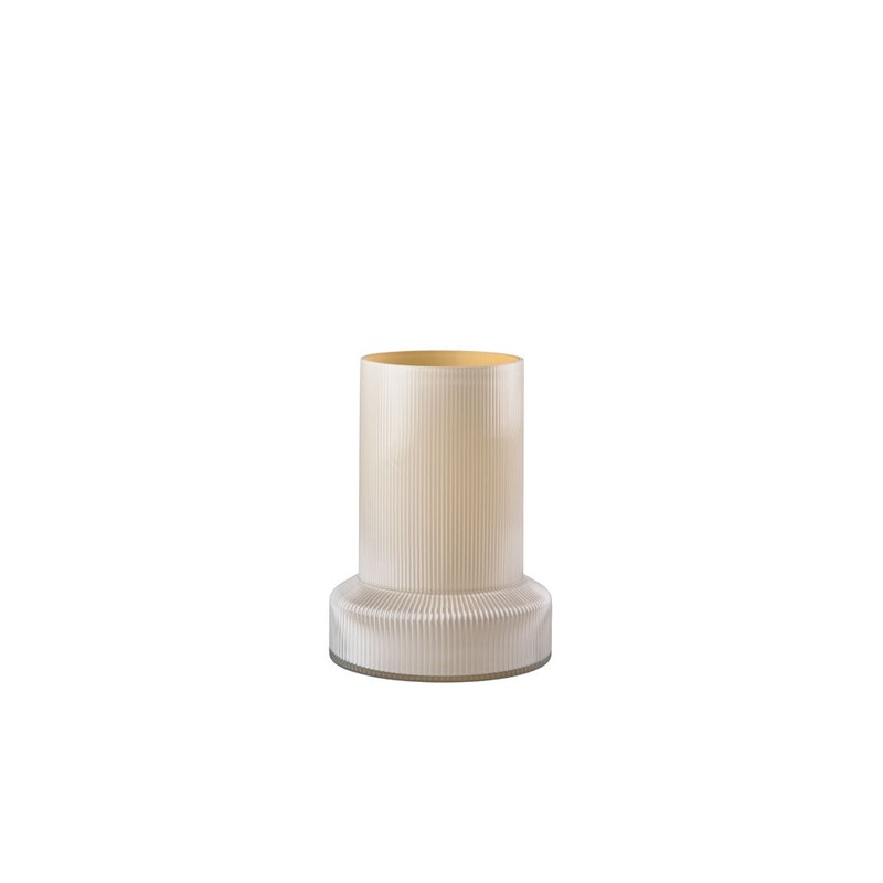 Vase Hvils D21 x 29 cm White Glass