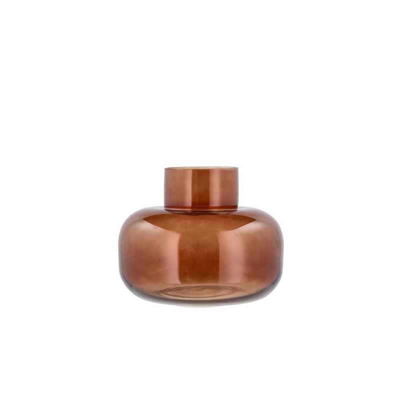 Vase Kehl D24.8 x 19.5 cm Brown Glass