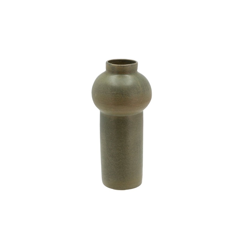 Vase Rost 14 x 30cm Green Stoneware