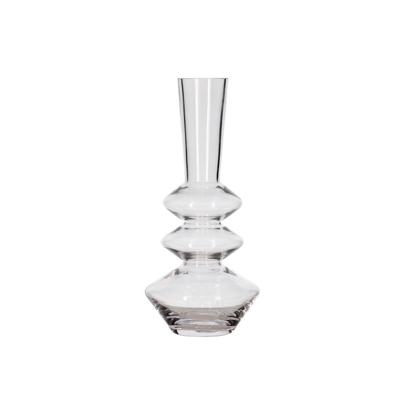 Vase Trio D14 x 30.5 cm Clear Glass