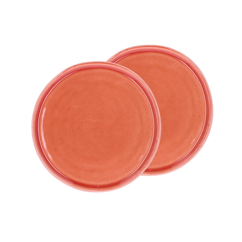 Dessert plate Allure 17 cm 2 pcs Amber Stoneware