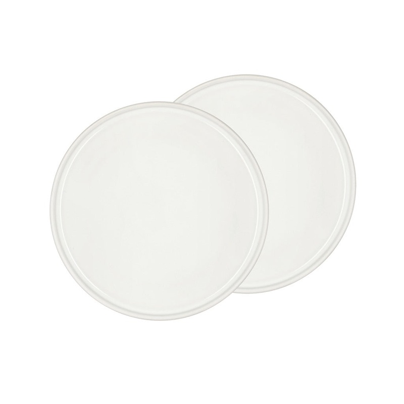 Dessert plate Allure 17 cm 2 pcs Cream Stoneware