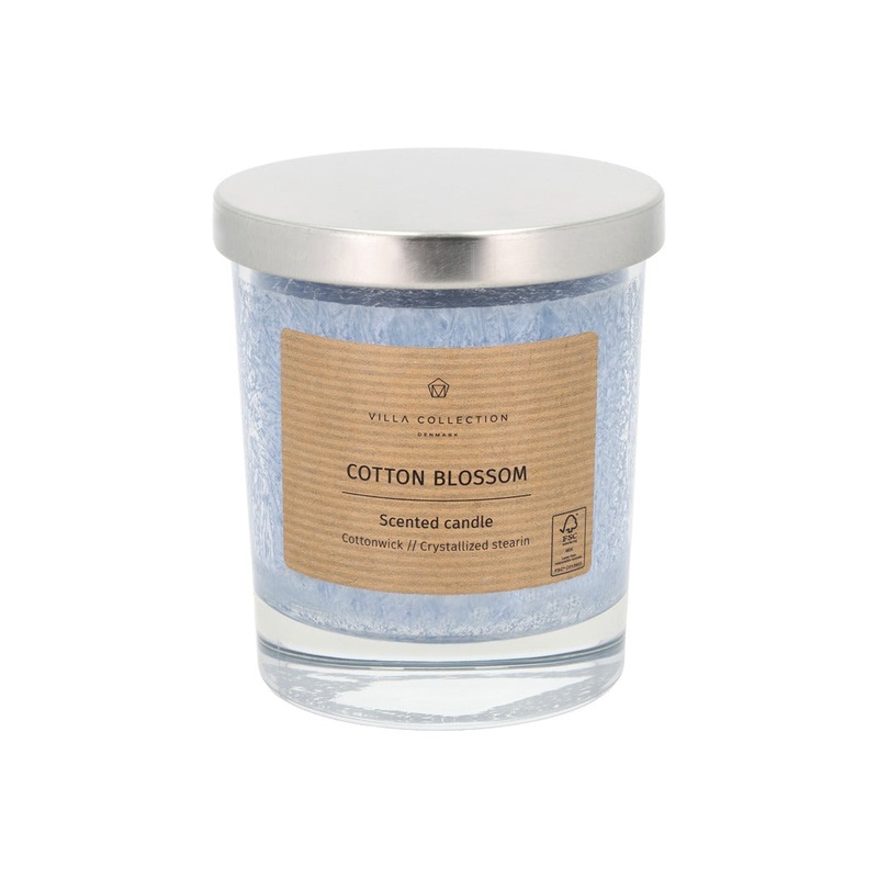 Fragrance candle Kras D8.5 x 10 cm Dusty Blue Stearin