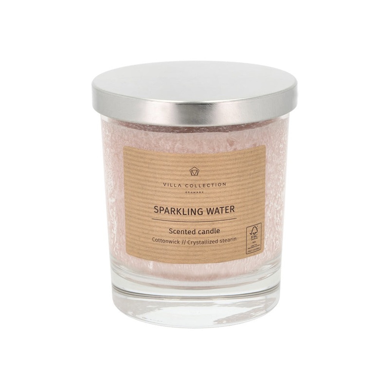 Fragrance candle Kras D8.5 x 10 cm Light rose stearin