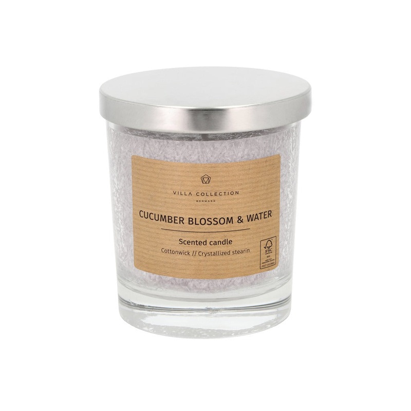 Fragrance candle Kras D8.5 x 10 cm Lilac Stearin