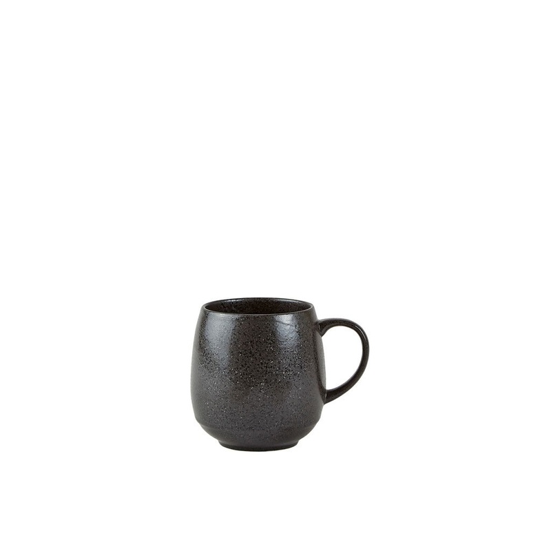 Mug Korv Stoneware Charcoal Grey 35cl