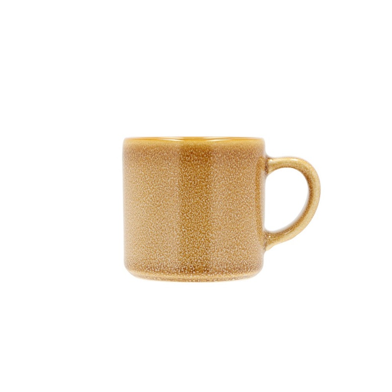 Mug w. handle Iris 0.4 liter Amber Stoneware