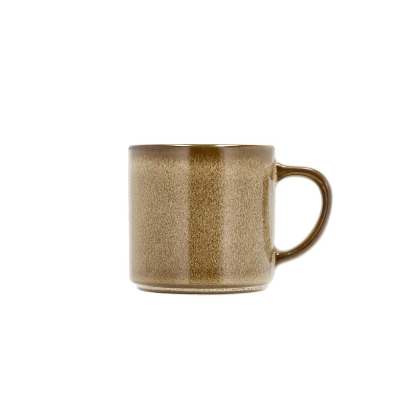 Mug w. handle Iris 0.4 liter Brown Stoneware