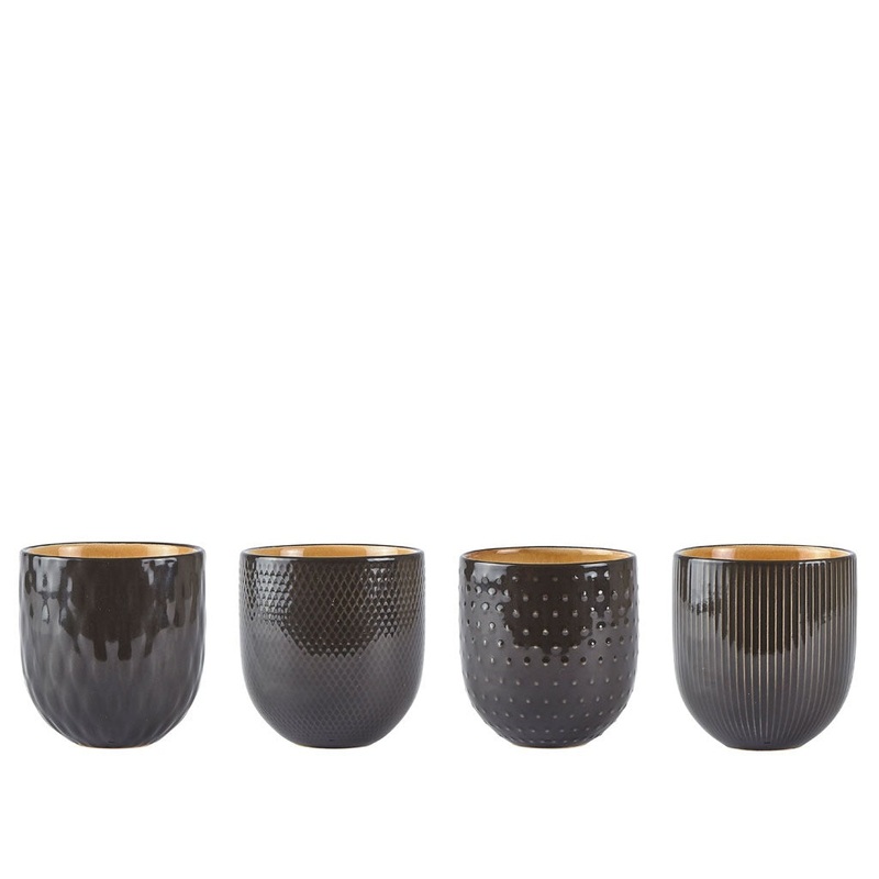Mug w. pattern Velma 4ass Stoneware