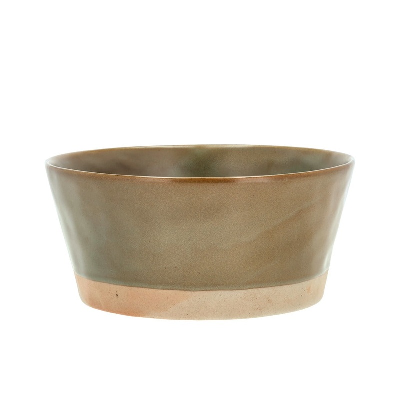 Serving bowl Evig 22.8 x 10 cm Brown Porcelain