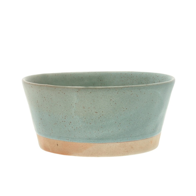 Serving bowl Evig 22.8 x 10 cm Green Porcelain
