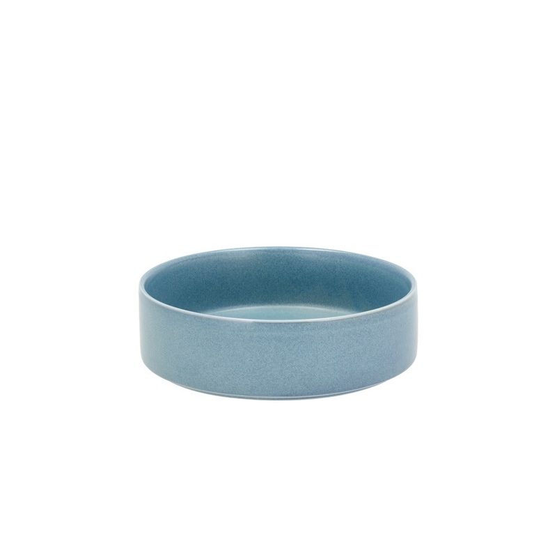 Serving bowl Fjord 18.1 x 5.5 cm Blue Porcelain